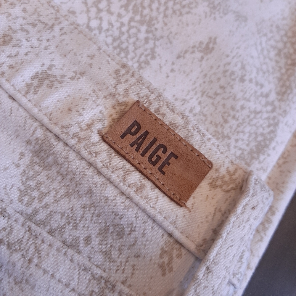 Paige Hoxton Ankle Snake Print Skinny Jeans Python Anthropologie Denim Size 26 - Picture 15 of 16
